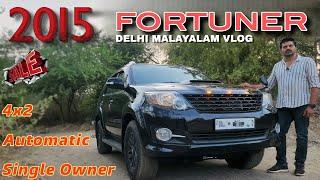 BLACK FORTUNER FOR SALE IN DELHI | 2015 MODEL | SINGLE OWNER