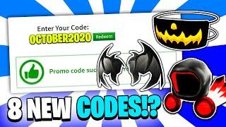 ALL *8* NEW ROBLOX PROMO CODES ON ROBLOX 2020?! New Roblox Event Leaked! (October)