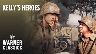 Kelly's Heroes | Oddball's Sherman Tanks Show Up | Warner Classics