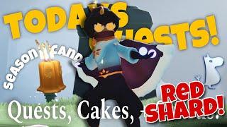 ALL Dailies - Season Candles, Quests, Treasure Cakes, and Red Shard - Hidden Forest Oct 31