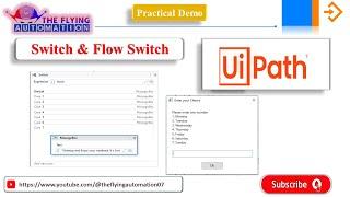 Switch Activity in UIPath Studio || Uipath || UIPATH Tutorial- 8