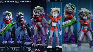 Roxanne Wolf and Extra Skins FNaF AR Animations