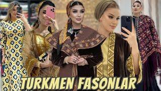 Turkmen moda koynek fasonlar 2023 | Her durli fason her durli mata koynekleri