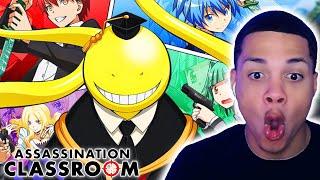 First Time Reacting To ALL ASSASSINATION CLASSROOM OPENINGS 1-4!!