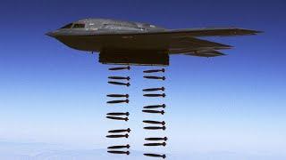 Rare USAF Video. B-1, B-2, B-52 Heavy Carpet Bombing & F-22, F-16 Missile Test