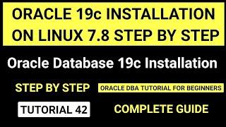 Oracle 19c Installation on Linux 7 step by step