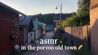 ASMR in the super cute Old Town of Porvoo, Finland