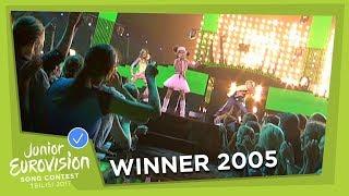 JUNIOR EUROVISION 2005 - KSENIA SITNIK - MY VMESTE - BELARUS   - WINNER