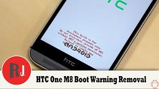 HTC One M8 Remove The Warning Red Boot Text For All Carriers