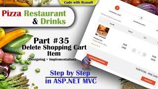 Online Restaurant Part 35 Delete Shopping Cart Item