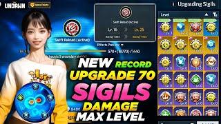 i Open 70 Sigils Box ( Legendry , Epic , Rare ) Sigils Upgrade Max Level-Guide UNDAWN