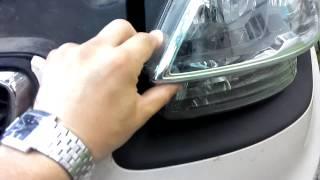 Снятие фары Kia Soul FL Headlight disassembly (English subtitles)