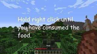 HowToMinecraft | How to eat food.