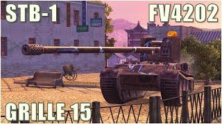 FV4202, STB-1 & Grille 15 ● WoT Blitz