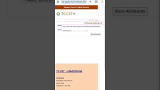 How to check ts icet 2024 round 1st seat allotment result|ts icet round 1 seat allotment result live