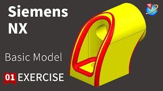 Siemens NX Tutorial for beginners,basic model exercise -01