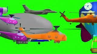 Bigger Aircraft Stampede Green Screen