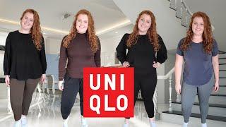 Uniqlo Mid-Size Try-on Haul | Size 14-16 Business Comfy Casual