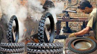 New Technology! Amazing Manufacturing Process of Tires in Local Factory