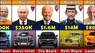 195 Countries State Leaders Cars  - $20,000 to $ 14,000,000