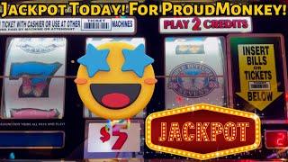 Jackpot Today! Triple Double Stars, Pinball, Triple Butterfly 7's! For ProudMonkey!