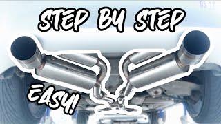 How to Install CAT BACK DUAL EXHAUST! (350Z)