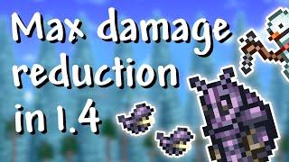 Terraria - 1.4 Maximum damage reduction (reduce damage taken by much more than half!)