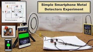 Simple Smartphone Metal Detector Experiments