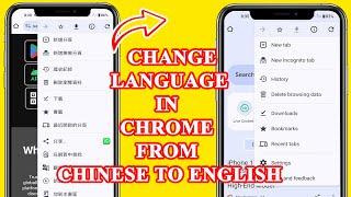 How to change language in Chrome browser from Chinese to English