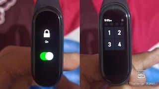 Password, Privacy & Security in Mi Band 4