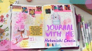 Hobonichi Journal With me | Using Printables Hobonichi Cousin Ep 8-2020