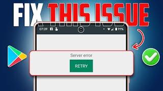 How to Fix Server Error on Google Play Store on Samsung Phone | Server Error Retry in Google Play