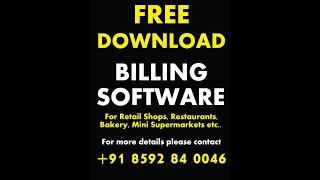 FREE DOWNLOAD BILLING SOFTWARE FOR SMALL SCALE BUSINESS. Download Link Available in the Description.