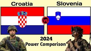 Croatia vs Slovenia Millitary Power Comparison 2024| Slovenia vs Croatia Millitary Power 2024