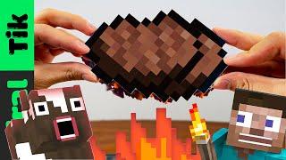 Eating Minecraft Barbeque For Dinner | Viral Tik ASMR Food Mukbang No Talks