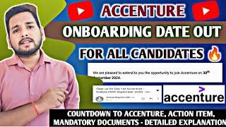 Accenture Onboarding Date Breaking Update  || Interview Results || Touchpoint Update, Action Items