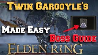 Elden Ring-Valiant Gargoyle Boss Fight Guide How to Beat/Kill and Defeat