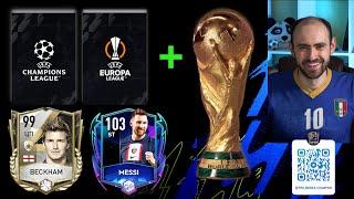 Еврокубки с Бекхэмом // Чемпионат мира с Месси и Аргентиной в FIFA Mobile