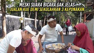 MESKI SUARANYA GAK JELAS | LENI ASAL MAJALENGKA JUALAN KUE DEMI SEKOLAHKAN 3 KEPONAKANNYA