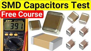 SMD capacitor test with a multimeter, how to test SMD capacitor, complete Tutorial