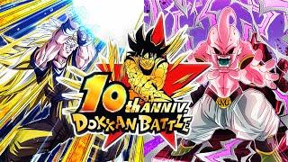 10th Anniversary kommt - EZA Kid Buu & SSJ3 Goku Infos! DBZ Dokkan Battle