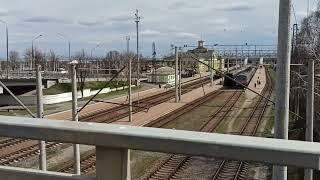 Лозовая — ЖД вокзал, мост, дорога (4 апреля 2024 года, Харьковская область)