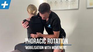 Rotation Mobilisation for Thoracic Spine Pain | Tim Keeley | Physio REHAB