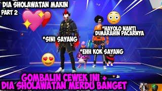 PRANK GLOBAL GOMBALIN CEWEK SAMPE BAPER+DIA SHALAWATAN MERDU BANGET?!FREE FIRE