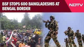 Bangladesh Latest News | 600 Bangladeshis Try To Enter Bengal, Stopped By Border Force