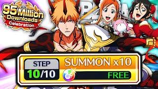 95 MILLION DOWNLOAD FREE SUMMONS RESULTS! Bleach: Brave Souls!