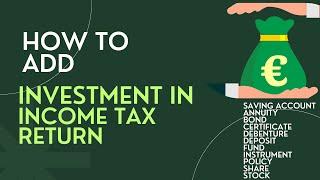 Adding Investments to Your Income Tax Return - Step-by-Step Guide - FBR Pakistan