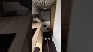 We have a kitchen in the van! #vanlife #vanlifekitchen #diyvanbuild #vanconversion #vankitchen