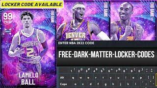 4 RARE GUARANTEED DARK MATTER LOCKER CODES NBA 2K22 LOCKER CODES (NBA 2K22 LOCKER CODES)