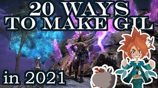 FFXIV - How to make gil in 2021! - 20 different methods for inspiration w. timestamps & guides.